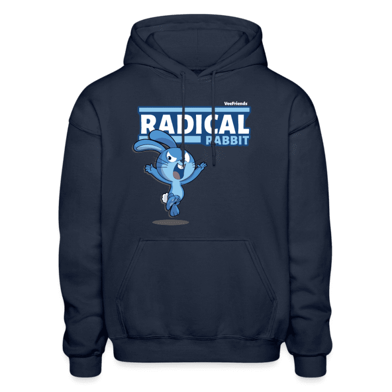 Radical Rabbit Character Comfort Adult Hoodie - navy