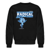 Radical Rabbit Character Comfort Adult Crewneck Sweatshirt - black