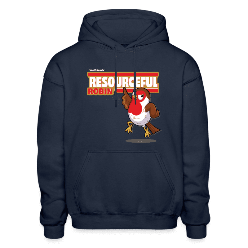 Resourceful Robin Character Comfort Adult Hoodie - navy