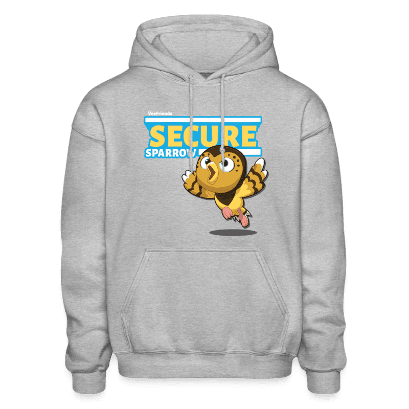 Secure Sparrow Character Comfort Adult Hoodie - heather gray