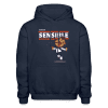 Sensible Sommelier Character Comfort Adult Hoodie - navy