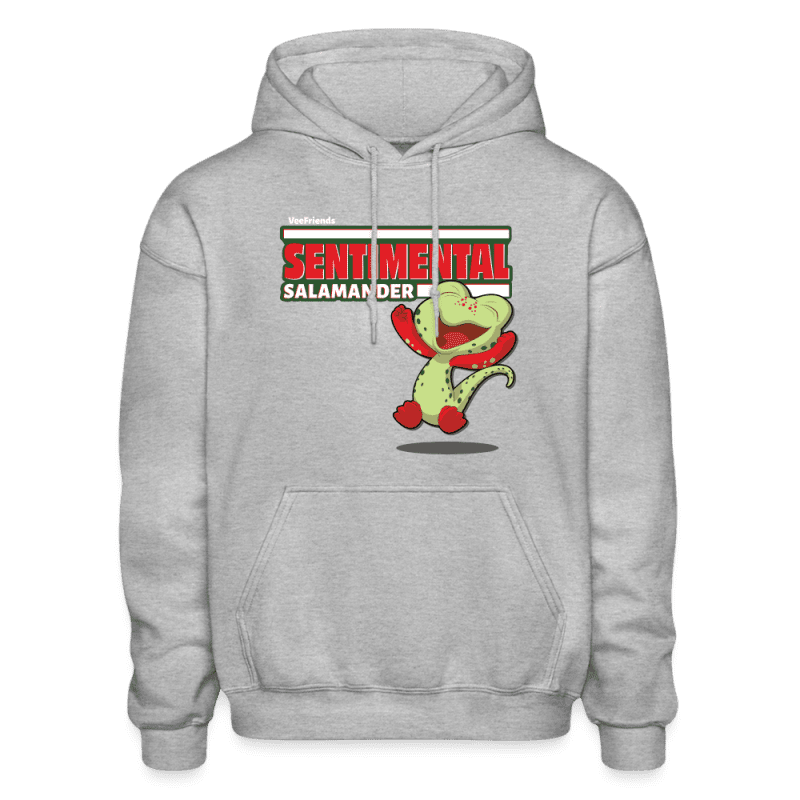 Sentimental Salamander Character Comfort Adult Hoodie - heather gray