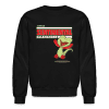 Sentimental Salamander Character Comfort Adult Crewneck Sweatshirt - black