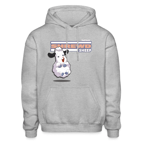 Shrewd Sheep Character Comfort Adult Hoodie - heather gray