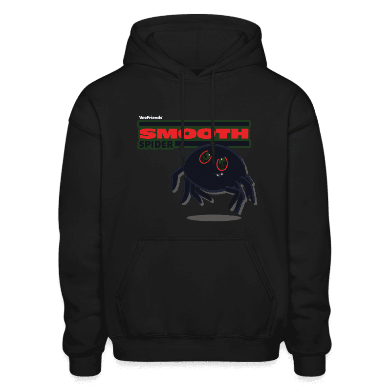 Smooth Spider Character Comfort Adult Hoodie - black