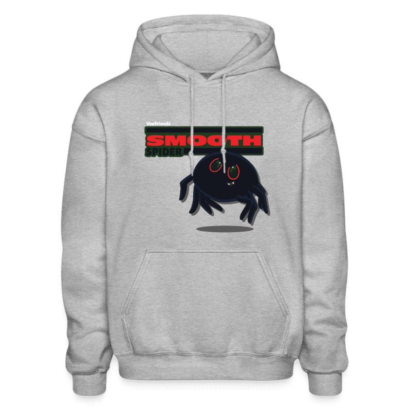 Smooth Spider Character Comfort Adult Hoodie - heather gray