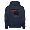 Smooth Spider Character Comfort Adult Hoodie - navy