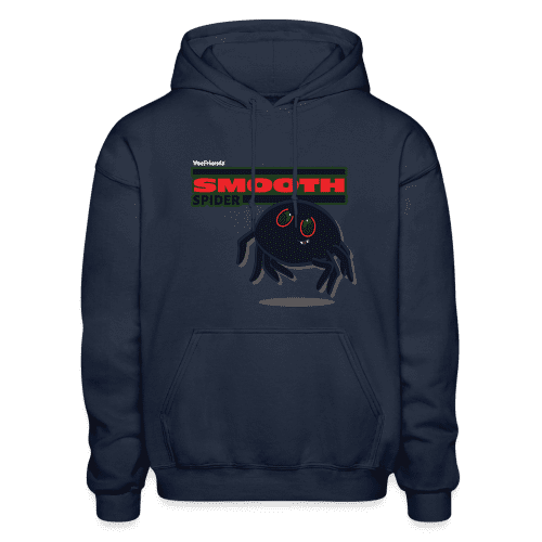 Smooth Spider Character Comfort Adult Hoodie - navy