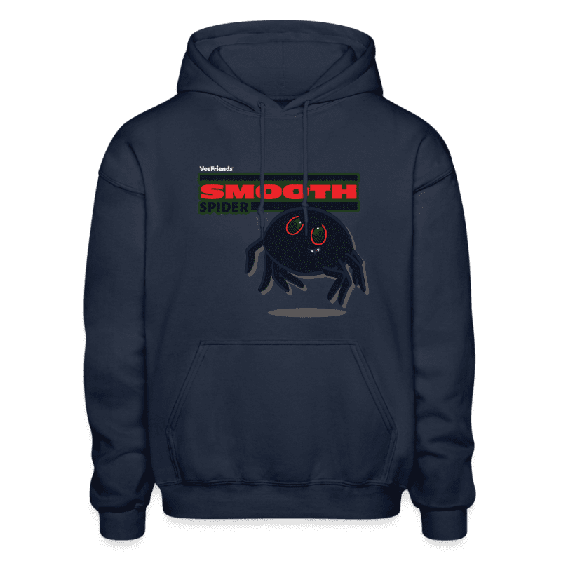 Smooth Spider Character Comfort Adult Hoodie - navy