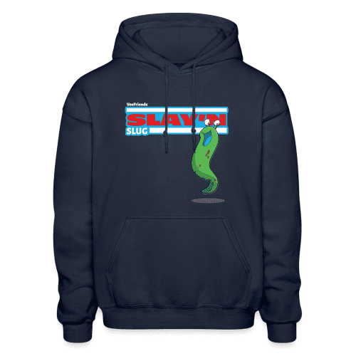 Slay’n Slug Character Comfort Adult Hoodie - navy