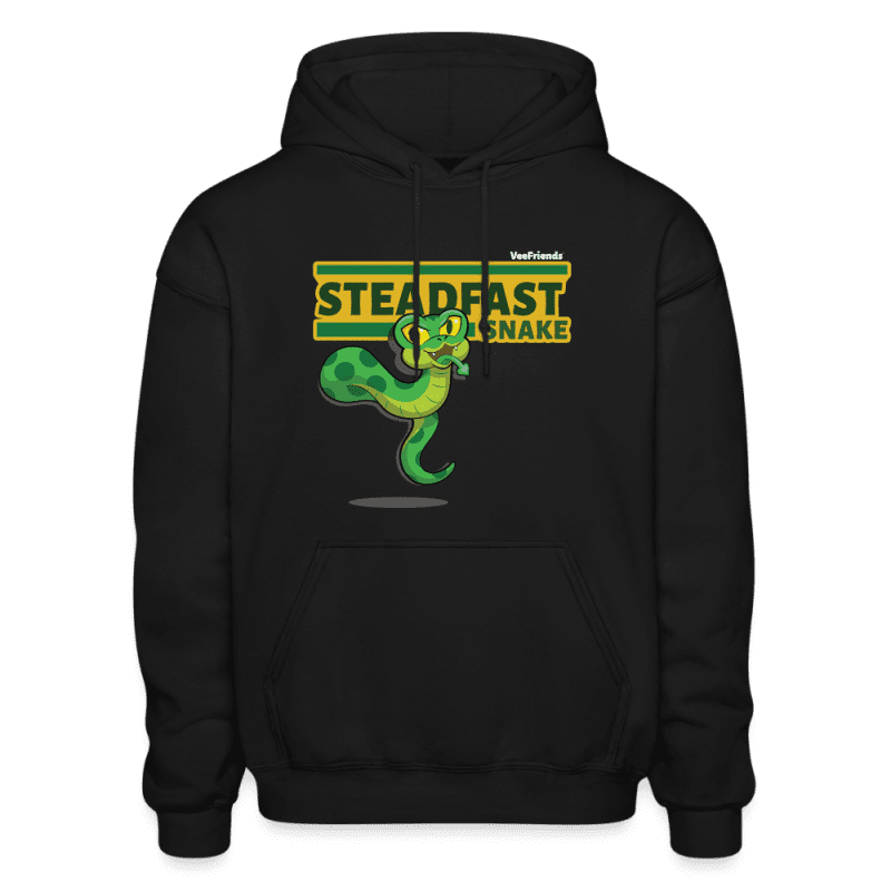 Steadfast Snake Character Comfort Adult Hoodie - black