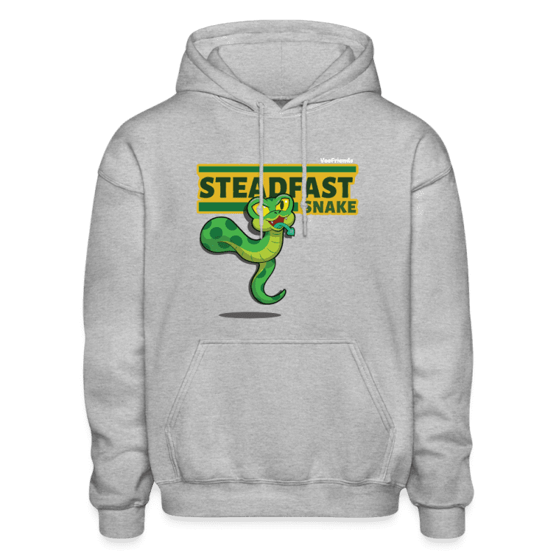 Steadfast Snake Character Comfort Adult Hoodie - heather gray