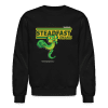 Steadfast Snake Character Comfort Adult Crewneck Sweatshirt - black