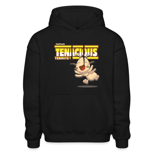 Tenacious Termite Character Comfort Adult Hoodie - black