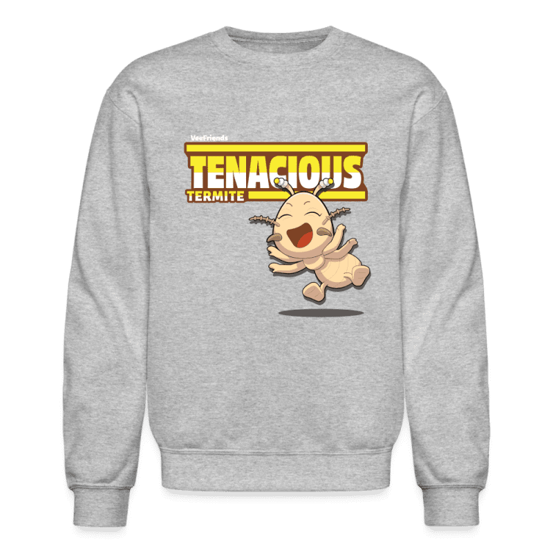 Tenacious Termite Character Comfort Adult Crewneck Sweatshirt - heather gray