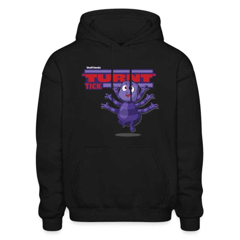 "Turnt" Tick Character Comfort Adult Hoodie - black