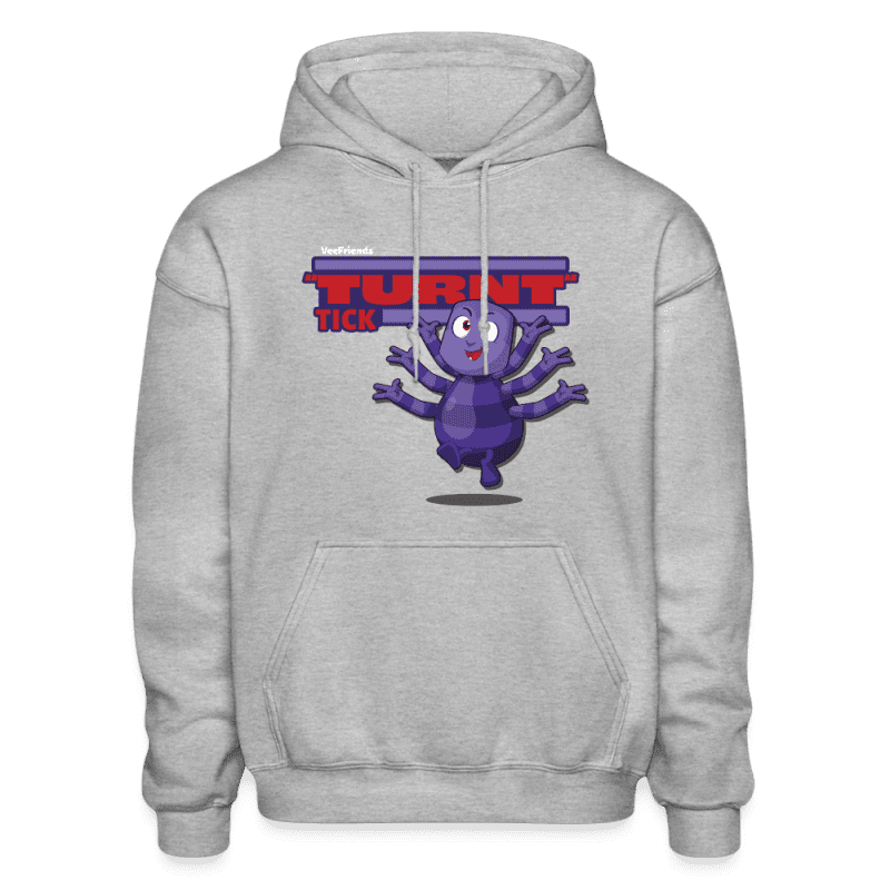 "Turnt" Tick Character Comfort Adult Hoodie - heather gray