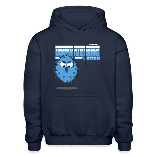 Unwavering Urchin Character Comfort Adult Hoodie - navy