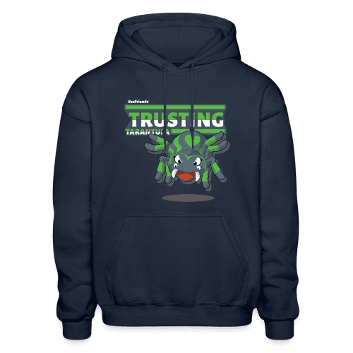 Trusting Tarantula Character Comfort Adult Hoodie - navy