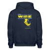 Wise Wasp Character Comfort Adult Hoodie - navy