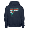 "You’re Gonna Die" Fly Character Comfort Adult Hoodie - navy